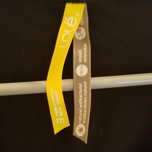 LOLË wicking shirt mesh reflector black medium - Picture 7 of 8